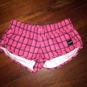 Hot pink Hurley board shorts